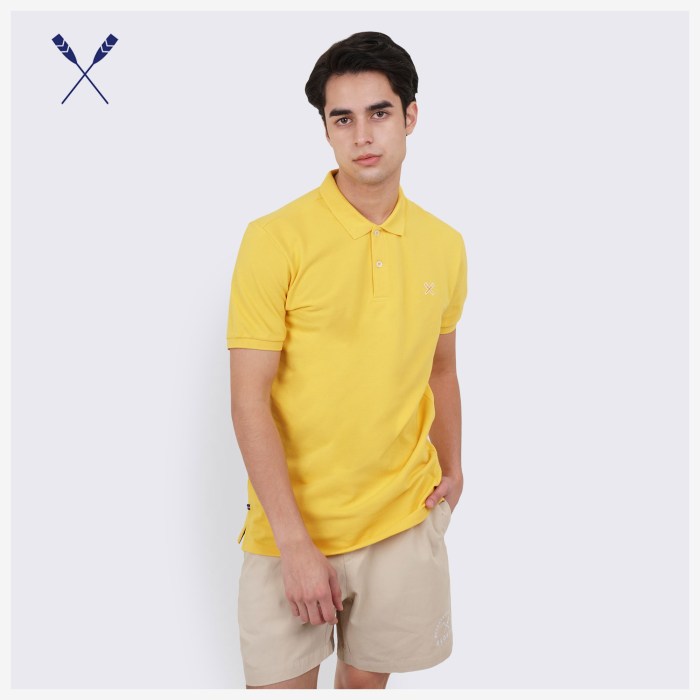 Yellow men's dress shirt