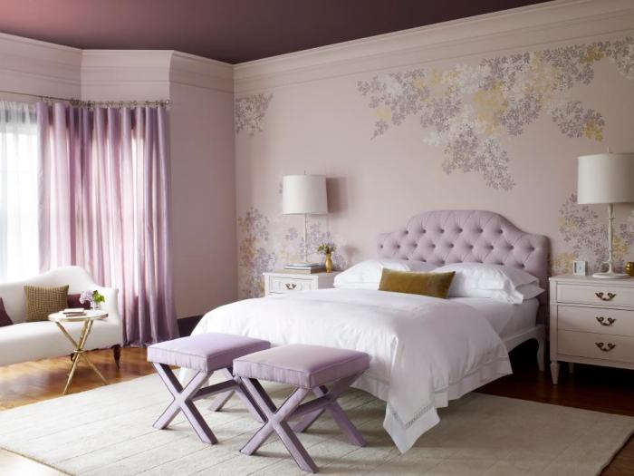 How to decorate a lavender room