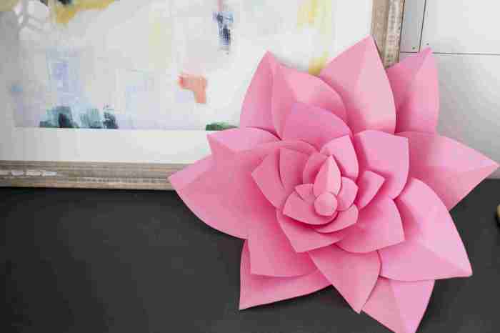 How to make easy paper flowers for decoration