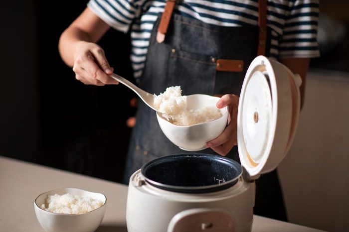 How to use chef style rice cooker