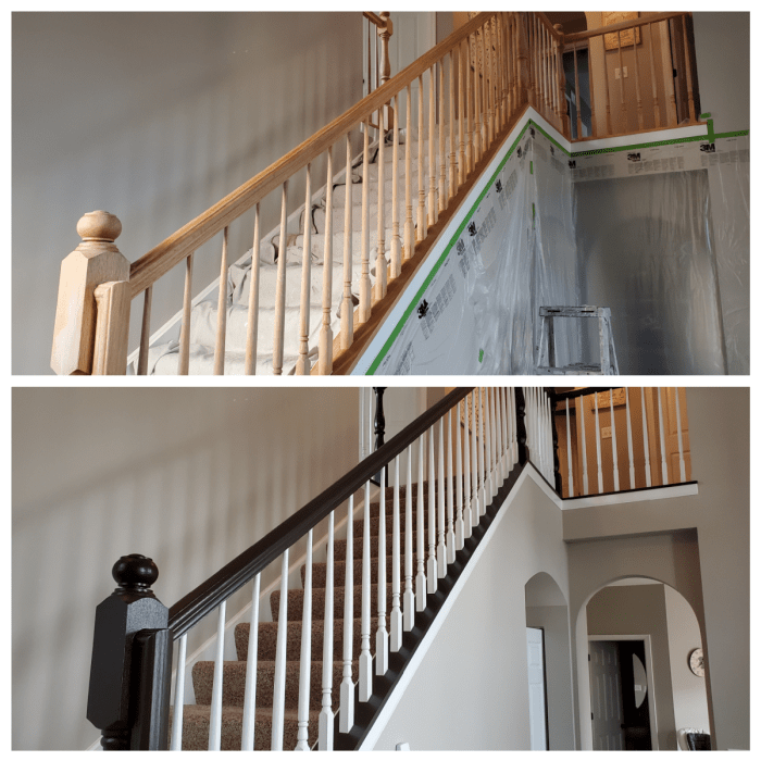 How to decorate around spindles that seperate rooms